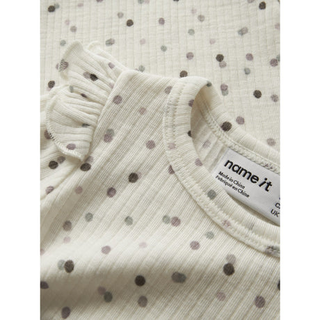Name It Snow White Double Dots Nbfwomi Wo/Mo Ls Body