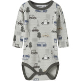 Name It Mineral Gray City Cars Nbmwillow Uld Ls Body
