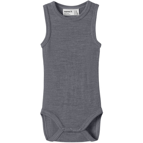 Name It Folkstone Gray Nbnwax Uld Rib Tank Body