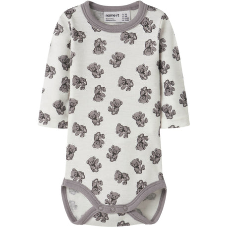 Name It Snow White Teddy Bear Nbnwillu Uld Ls Body