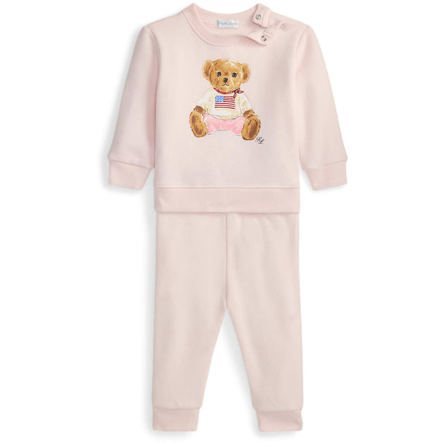 Ralph Lauren Baby Delicate Pink Pant Sæt