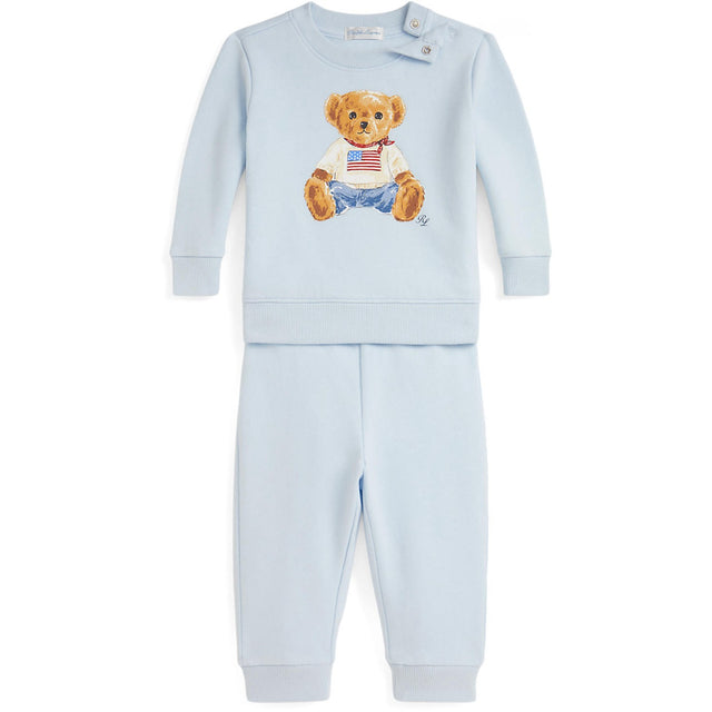 Ralph Lauren Baby Beryl Blue Pant Sæt