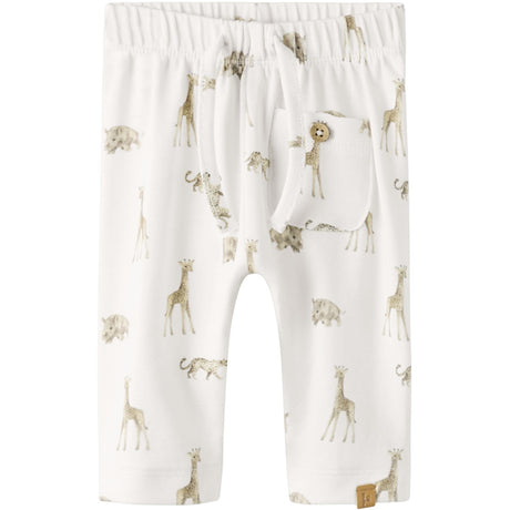 Lil'Atelier Coconut Milk Animals African Nbmgayo Elo Loose Bukser Lil Noos