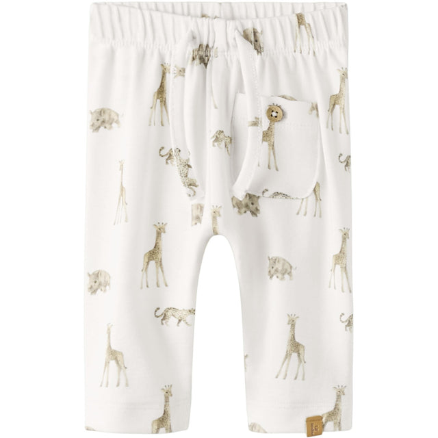 Lil'Atelier Coconut Milk Animals African Nbmgayo Elo Loose Bukser Lil Noos