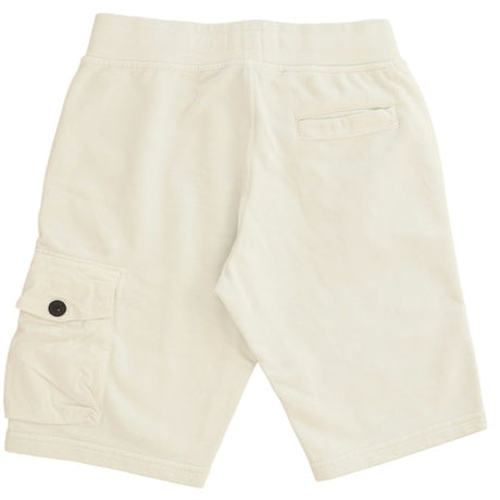 Stone Island Junior Fleece Shorts Pearl Grey 2