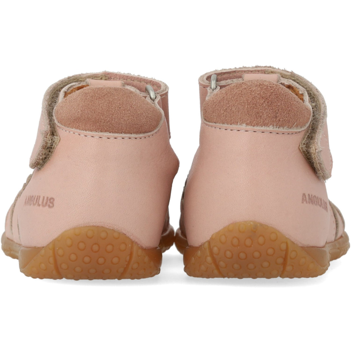 Angulus Rosebud/Rosebud Barnets Første Sandal Med Udstanset Hjertemønster