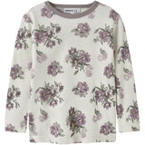 Name It Snow White Flower Bouquet Nmfwillitus Uld Ls Top