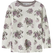 Name It Snow White Flower Bouquet Nmfwillitus Uld Ls Top