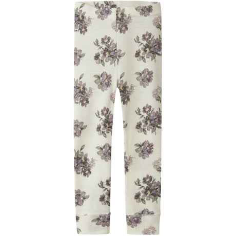 Name It Snow White Flower Bouquet Nmfwillitus Uld Leggings