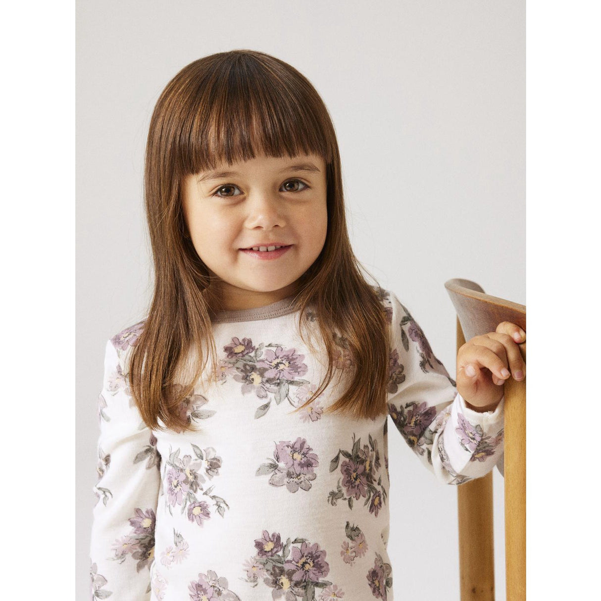 Name It Snow White Flower Bouquet Nmfwillitus Uld Ls Top