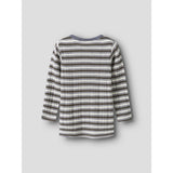 Name It Snow White Morel/Folksotne Gray Nmmwang Uld Needle Ls Top Noos