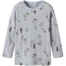 Name It Arctic Ice Forest Animals Nmmwang Uld Needle Ls Top Noos