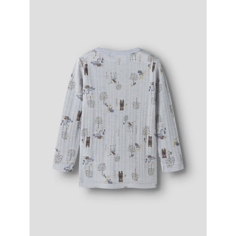 Name It Arctic Ice Forest Animals Nmmwang Uld Needle Ls Top Noos