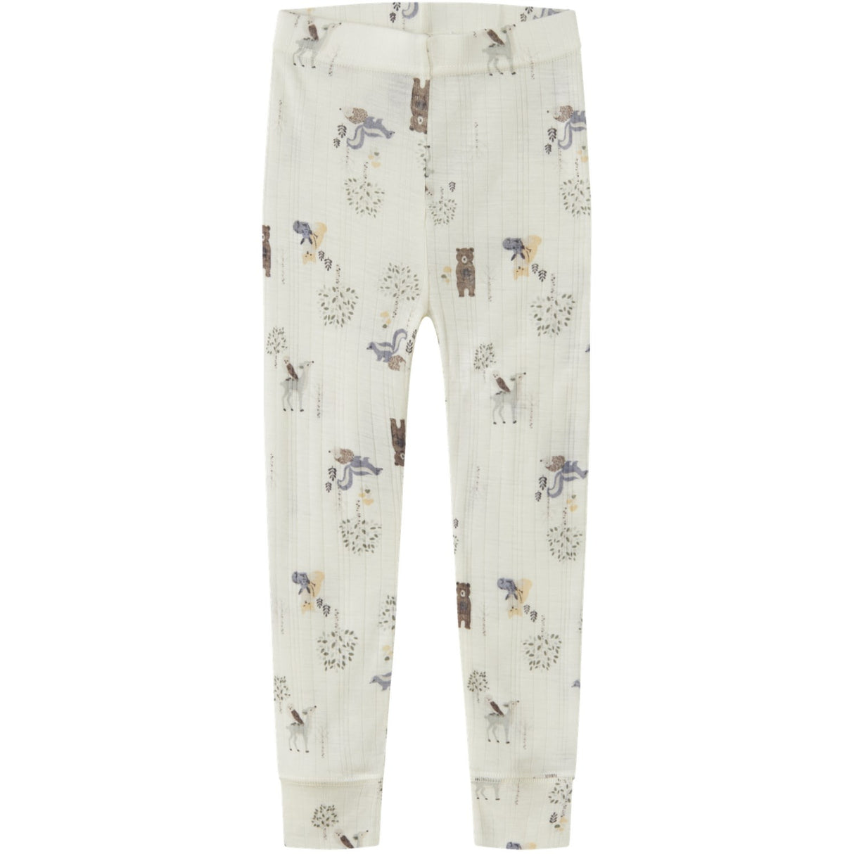 Name It Snow White Forest Animals Nmmwang Uld Needle Longjohn Noos