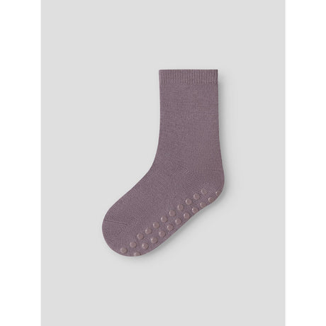 Name It Violet Ice Nmfwak Wo/Bl 2P Strømper W/Non Skid