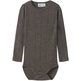 Name It Morel Nmmwang Uld Needle Ls Body Solid