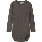 Name It Morel Nmmwang Uld Needle Ls Body Solid