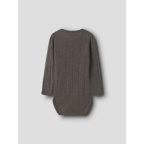Name It Morel Nmmwang Uld Needle Ls Body Solid