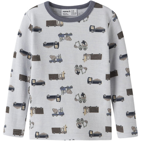 Name It Arctic Ice Animals At Work Nmmwillit Uld Ls Top