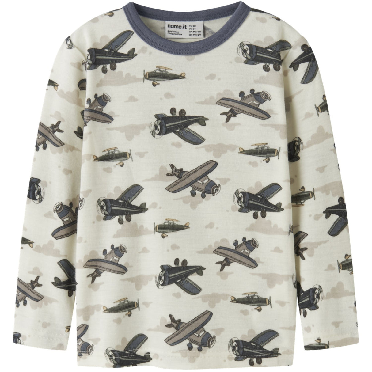 Name It Snow White Airplanes Nmmwillitus Uld Ls Top