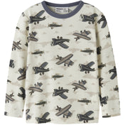 Name It Snow White Airplanes Nmmwillitus Uld Ls Top
