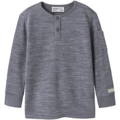 Name It Folkstone Gray Nmmwyla Wo/Vi Ls Top