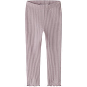 Name It Violet Ice Nmfwossa Wo/Si Rib Leggings