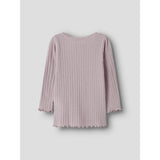 Name It Violet Ice Nmfwossa Wo/Si Rib Ls Top