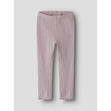 Name It Violet Ice Nmfwossa Wo/Si Rib Leggings