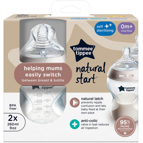 Tommee Tippee Natural Start Baby Flaske 2 X 260 Ml