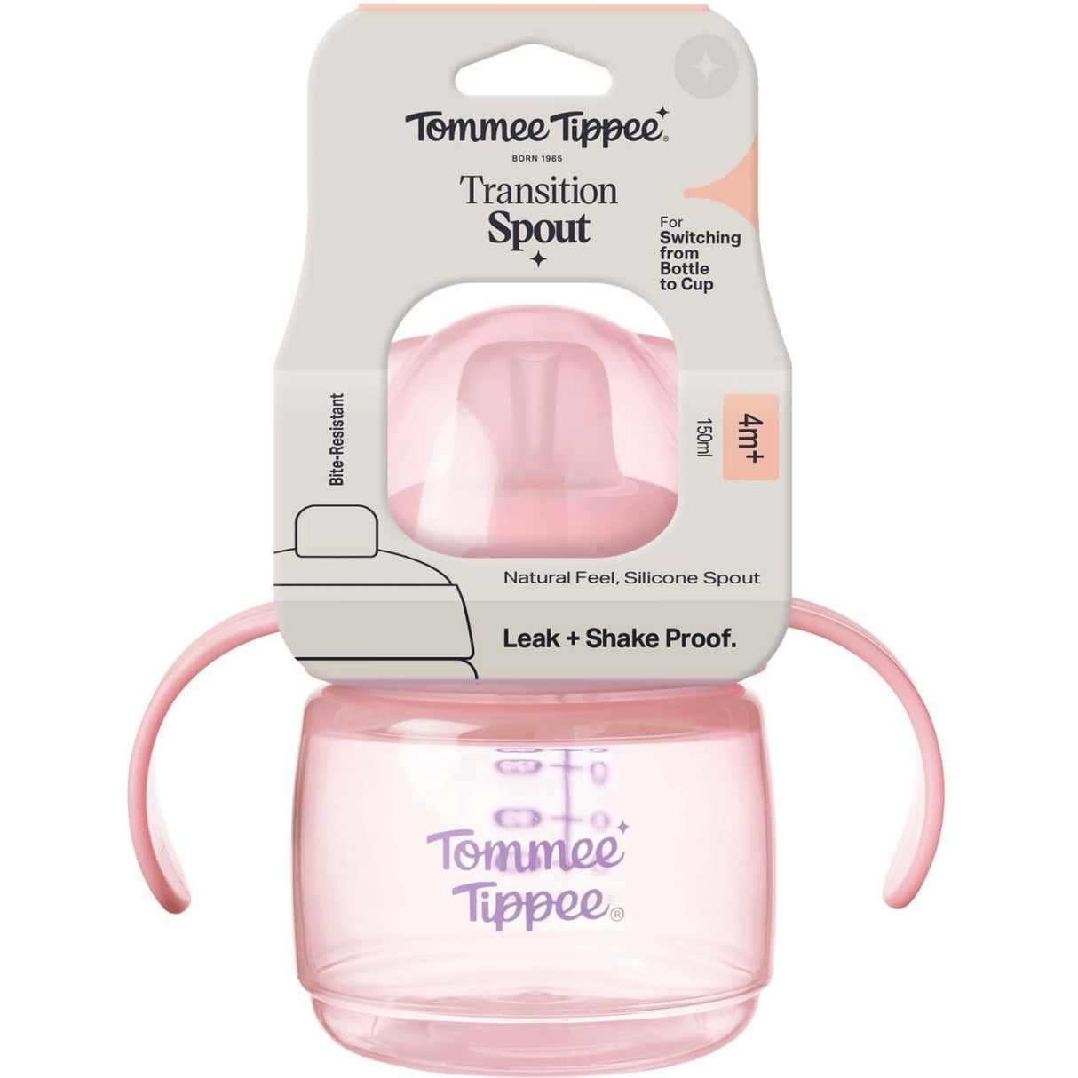 Tommee Tippee Transitions Spout Kop 4M+ 150 Ml - Girl