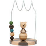 OYOY Nature / Dusty Blue Circus Bjørn Abacus