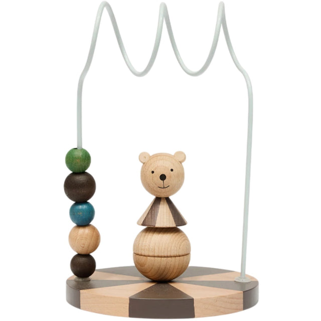 OYOY Nature / Dusty Blue Circus Bjørn Abacus