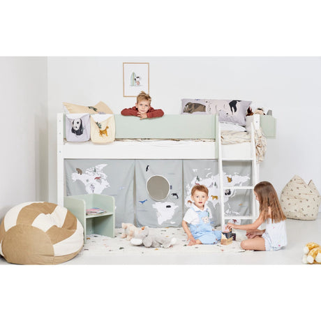 Manis-h Snow White Mari Halvhøj Seng Med Skråstige