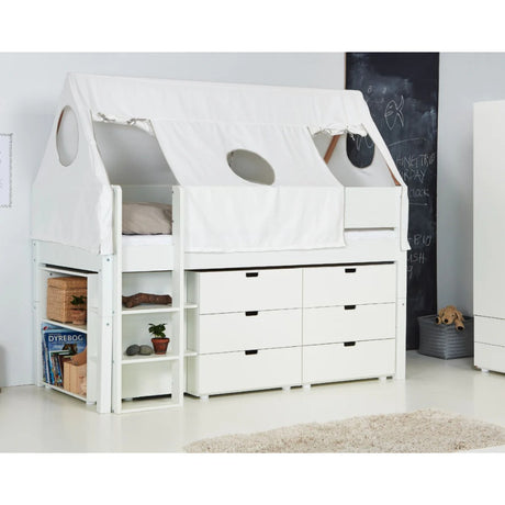 Manis-h Snow White Arn Halvhøj Seng Med Skråstige