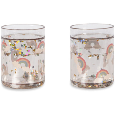 Konges Sløjd Rainbow 2 Pak Glitter Cups