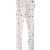 Lil'Atelier Coconut Milk Heart Nmfgago Slim Leggings Lil Noos