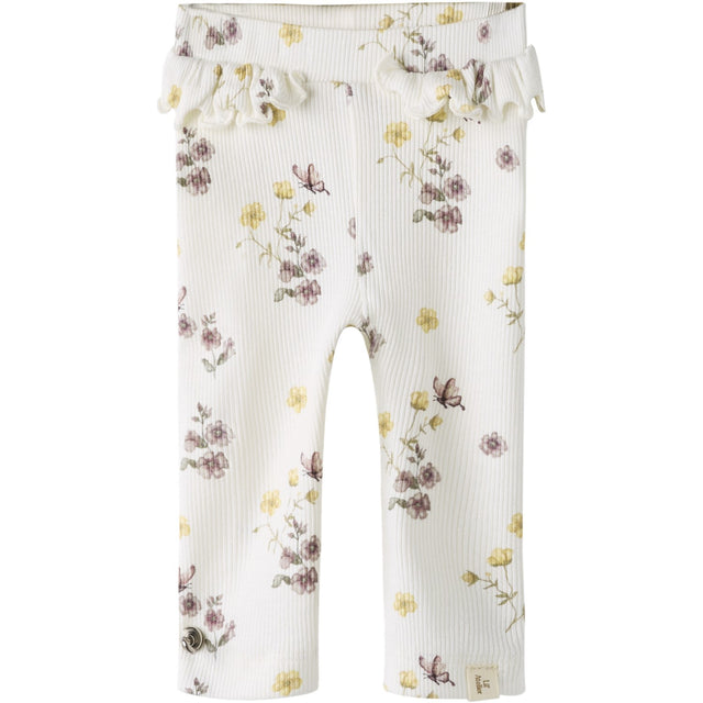 Lil'Atelier Coconut Milk Flower Mix Nbfgavo Efi Slim Leggings Lil Noos