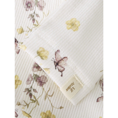 Lil'Atelier Coconut Milk Flower Mix Nbfgavo Efi Slim Leggings Lil Noos