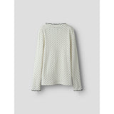 Name It Cloud Dancer Nkftania Ls Slim Top