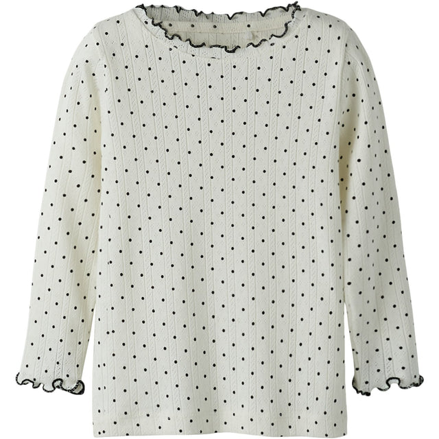 Name It Cloud Dancer Nmftania Ls Slim Top