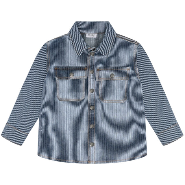 Hust & Claire Blue Denim Jack Yd Stripe