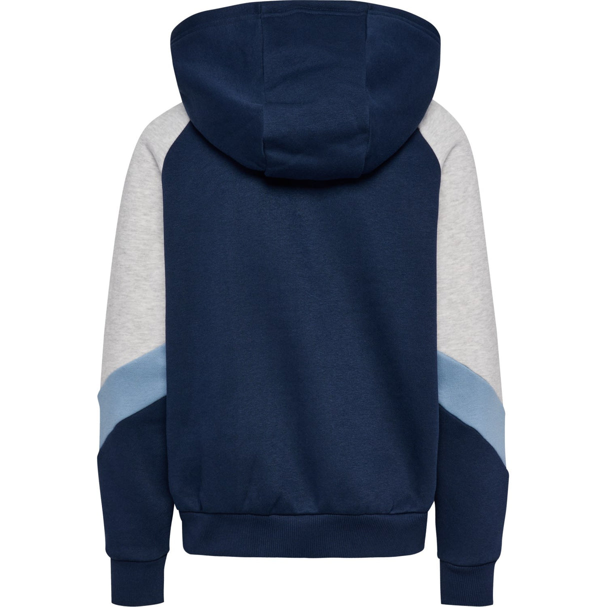 Hummel Dress Blues/Faded Denim Jr Loose Blocked Zip Hættetrøje