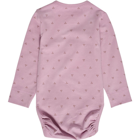 Hummel Mauve Shadow Mini Bee Aop Body L/S