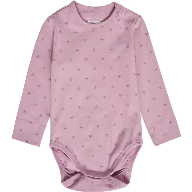 Hummel Mauve Shadow Mini Bee Aop Body L/S
