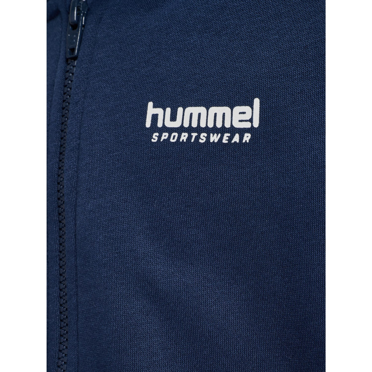 Hummel Dress Blues/Faded Denim Jr Loose Blocked Zip Hættetrøje