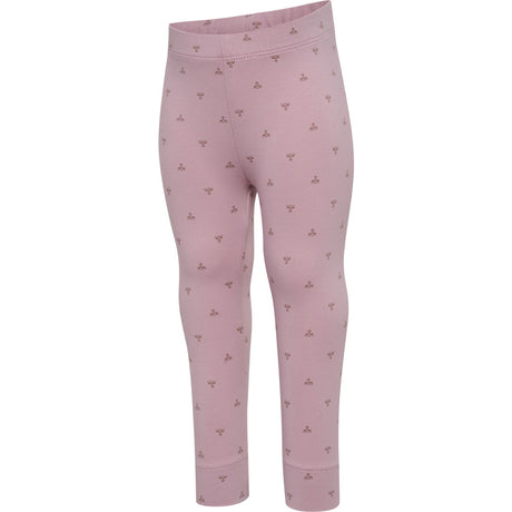 Hummel Mauve Shadow Mini Bee Aop Strømpebukser