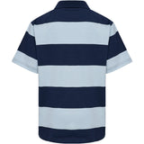 Hummel Dress Blues Jr Loose Striped Polo S/S Bee