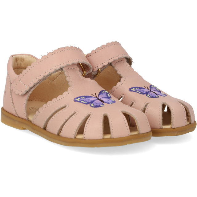 Angulus Sandal Med Lukket Tå Og Sommerfugl