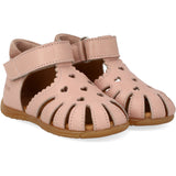 Angulus Rosebud/Rosebud Barnets Første Sandal Med Udstanset Hjertemønster